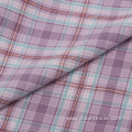 Double-sided diagonal 2/2 plaid fabric